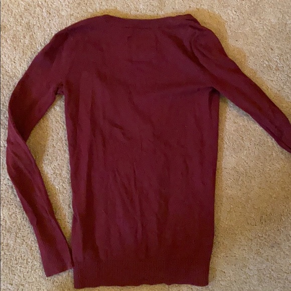 Abercrombie cardigan merlot xl preppy patch - Picture 13 of 13